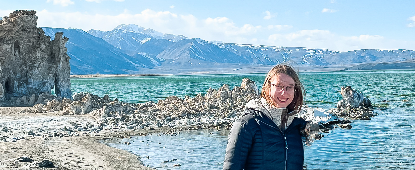 Jenna at Mono Lake