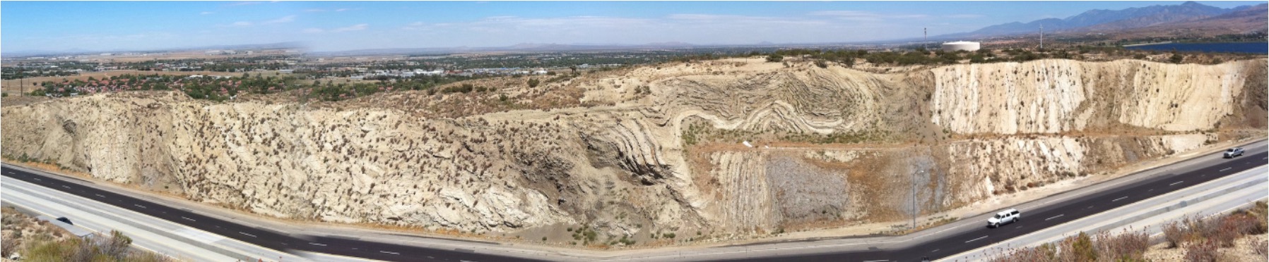 San Andreas Fault Roadcut
